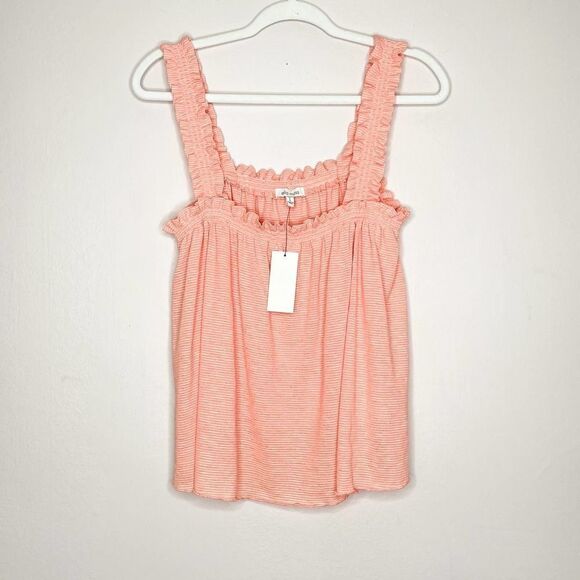 Ella Moss Tops - Ella Moss Addy Knit Striped Ruffle Tank‎